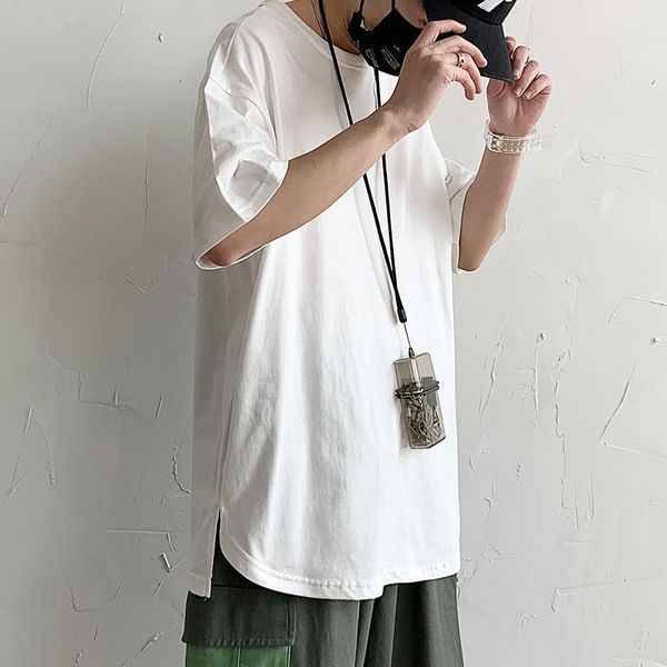 men's t-shirts summer cotton short-sleeved t-shirt fashion black white t shirt men streetwear korean loose oversize tshirt mens to, White;black
men's t-shirts summer cotton short-sleeved t-shirt fashion black white t shirt men streetwear korean loose oversize tshirt mens to, White;black