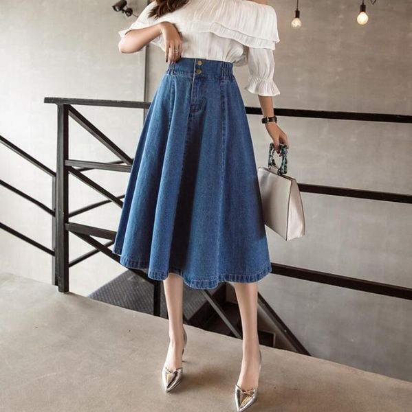 skirts plus size 3xl denim skirt women button high elastic waist slim jean ladies office faldas q198, Black
skirts plus size 3xl denim skirt women button high elastic waist slim jean ladies office faldas q198, Black