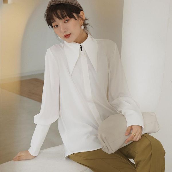 lanmrem white pointed collar long sleeve blouses straight cuff single breasted woman shirt casual simple fashion autumn td141
lanmrem white pointed collar long sleeve blouses straight cuff single breasted woman shirt casual simple fashion autumn td141