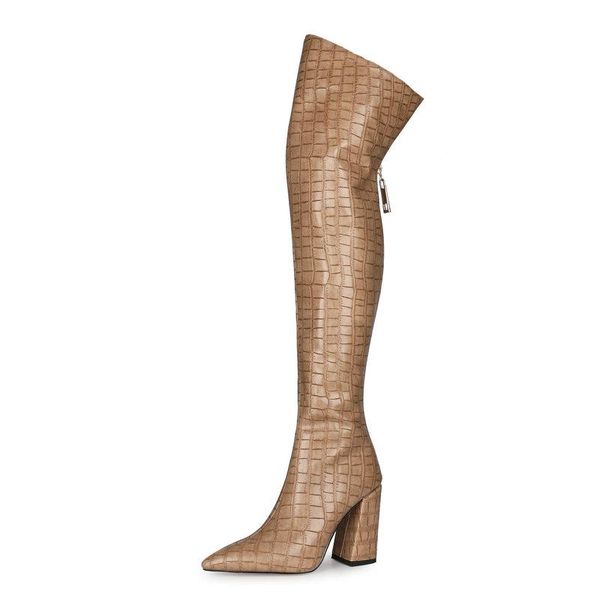 boots autumn winter plush lining warm ladies over-the-knee fashion stone pattern zipper thick high heel large size women's shoes, Black
boots autumn winter plush lining warm ladies over-the-knee fashion stone pattern zipper thick high heel large size women's shoes, Black