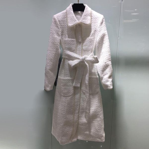 women's jackets red roosarosee spring autumn 2022 women turn-down collar luxury beads long sleeve fashion white tweed coat outwe, Black;brown
women's jackets red roosarosee spring autumn 2022 women turn-down collar luxury beads long sleeve fashion white tweed coat outwe, Black;brown
