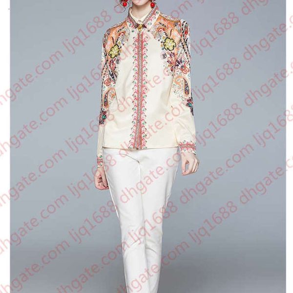 fashion new shirt spring and autumn women's blouses & shirts printing 100% polyester lady's casual lap 2020, White
fashion new shirt spring and autumn women's blouses & shirts printing 100% polyester lady's casual lap 2020, White