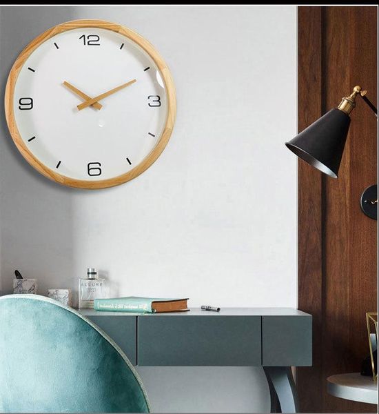 wall clocks 33cm/36cm beech frame bell wooden clock bedroom living room creative simple silence quartz
wall clocks 33cm/36cm beech frame bell wooden clock bedroom living room creative simple silence quartz