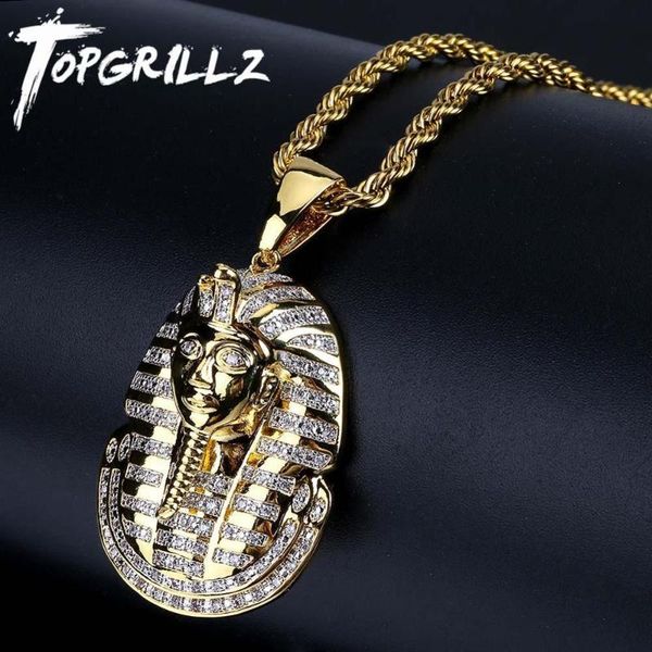 pendant necklaces rillz hip hop jewelry iced out gold color plated micro pave cz stone egyptian pharaoh necklace three chain 24 in, Silver
pendant necklaces rillz hip hop jewelry iced out gold color plated micro pave cz stone egyptian pharaoh necklace three chain 24 in, Silver