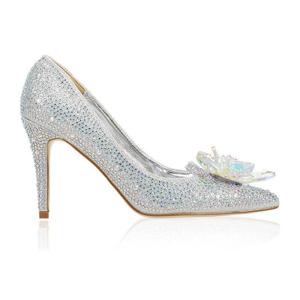 dress shoes women pumps party high heels crystal sheepskin pointed 7.5cm thin rhinestone wedding sliver white ladies, Black
dress shoes women pumps party high heels crystal sheepskin pointed 7.5cm thin rhinestone wedding sliver white ladies, Black