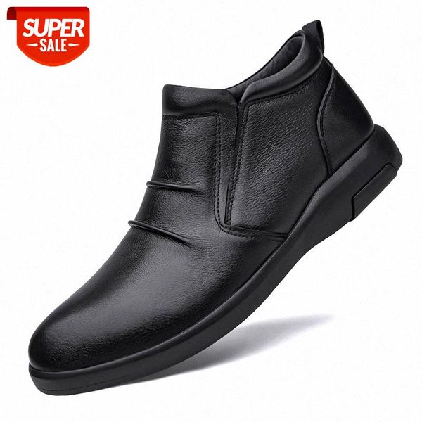 bullock leather shoes men's high-british style cowhide winter plus velvet boots martin mid-cut short tide #193s, Black
bullock leather shoes men's high-british style cowhide winter plus velvet boots martin mid-cut short tide #193s, Black