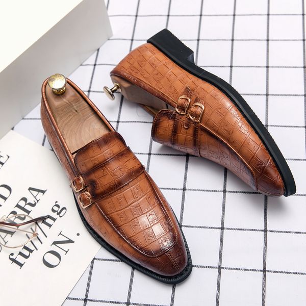 mens brand leather formal shoes dress shoes oxfords fashion retro casual shoes elegant work pointed toe footwear zapatos hombre, Black
mens brand leather formal shoes dress shoes oxfords fashion retro casual shoes elegant work pointed toe footwear zapatos hombre, Black