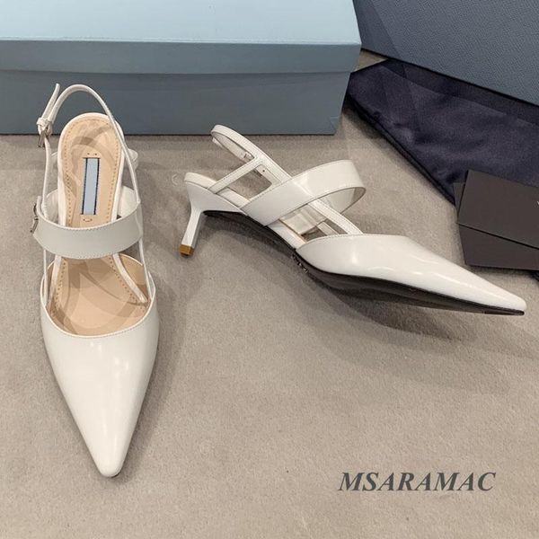 sandals fashion white office female work shoes leather pointed toe high heel street ladies dress, Black
sandals fashion white office female work shoes leather pointed toe high heel street ladies dress, Black
