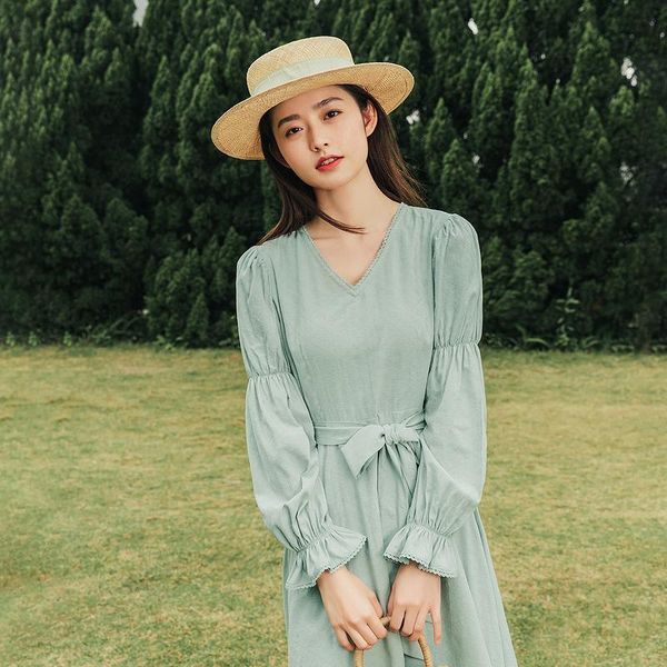 casual dresses inman autumn women's green dress elegant ladies style jacquard lace v-neck long sleeves elastic flare cuffs female one p, Black;gray
casual dresses inman autumn women's green dress elegant ladies style jacquard lace v-neck long sleeves elastic flare cuffs female one p, Black;gray