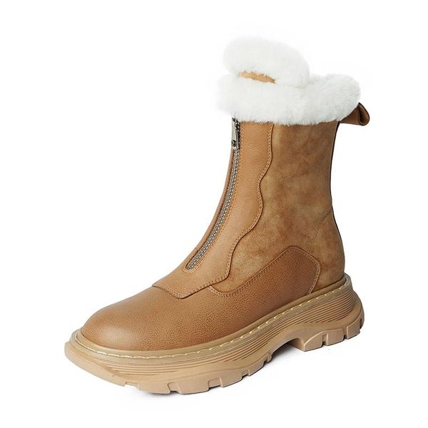 boots russian winter women ankle leather cowhide upper+sheep suede+wool shoe mouth warm womens platform heels, Black
boots russian winter women ankle leather cowhide upper+sheep suede+wool shoe mouth warm womens platform heels, Black