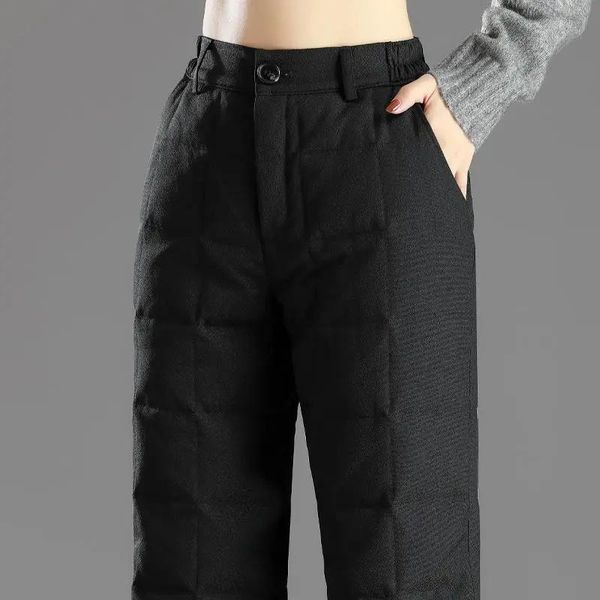 women's pants & capris black warm down cotton for women winter argyle thicken ladies bloomers high waist causal female straight trouser, Black;white
women's pants & capris black warm down cotton for women winter argyle thicken ladies bloomers high waist causal female straight trouser, Black;white
