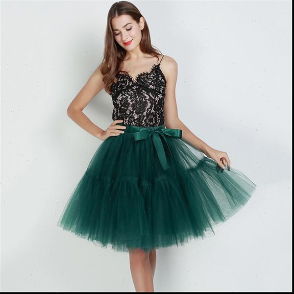 5 layer tutu tulle skirts midi skirt women fashion party design saias femininas formal faldas cortas, Black
5 layer tutu tulle skirts midi skirt women fashion party design saias femininas formal faldas cortas, Black