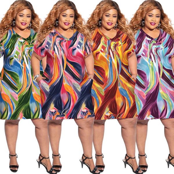 2021 wholesale dropshpping plus size new high-quality summer women round neck tie dye printing loose casual elastic short ed47, Black;gray
2021 wholesale dropshpping plus size new high-quality summer women round neck tie dye printing loose casual elastic short ed47, Black;gray