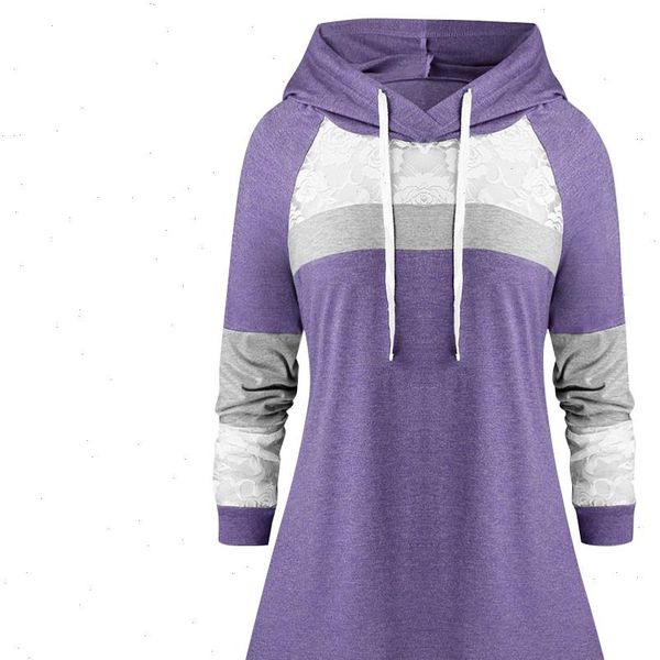 5xl plus size women shirts winter spring hooded drawstring tunic looses lace pachwork long sleeve sweatshirt, White
5xl plus size women shirts winter spring hooded drawstring tunic looses lace pachwork long sleeve sweatshirt, White