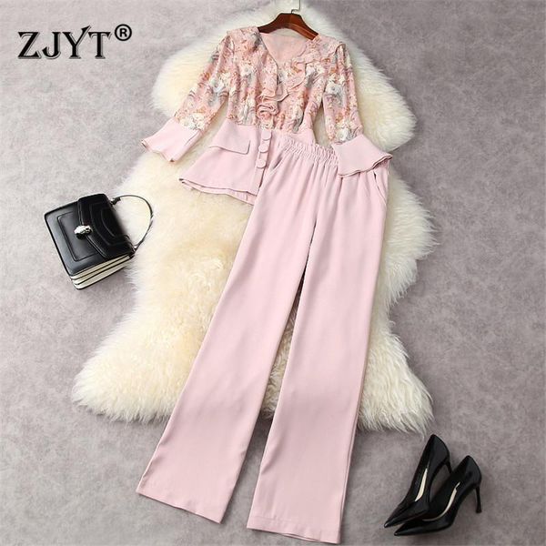 women's two piece pants women fashion designer spring 2 outfits elegant print flare sleeve chiffon shirt and hihg waist suit office set, White
women's two piece pants women fashion designer spring 2 outfits elegant print flare sleeve chiffon shirt and hihg waist suit office set, White