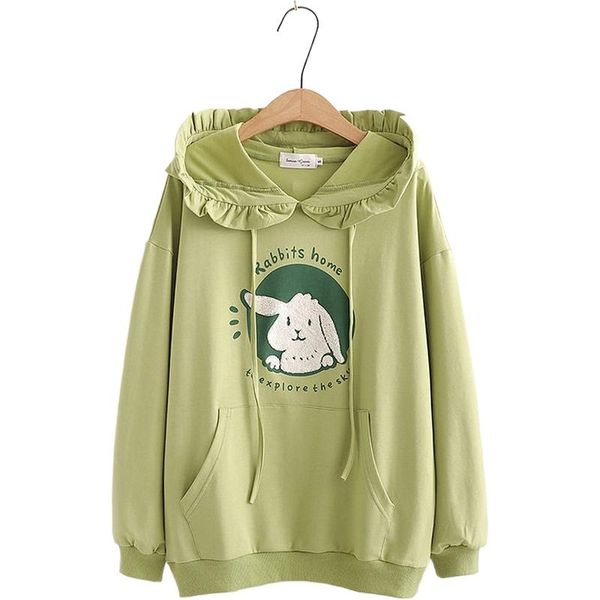 women's hoodies & sweatshirts 2021 autumn hoodie cartoon print sweet style cotton pullover hooded loose sweatshirt girls kawaii tracksu, Black
women's hoodies & sweatshirts 2021 autumn hoodie cartoon print sweet style cotton pullover hooded loose sweatshirt girls kawaii tracksu, Black