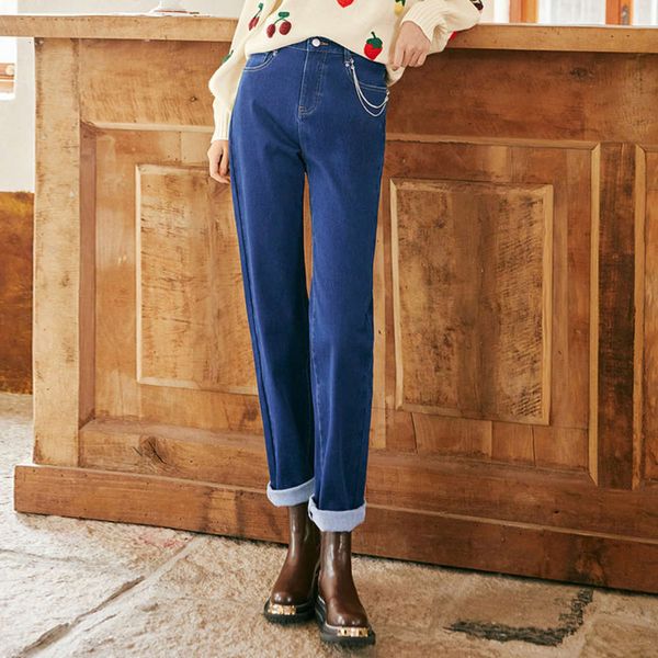 women's autumn loose tapered high waist thin pants women, Blue
women's autumn loose tapered high waist thin pants women, Blue