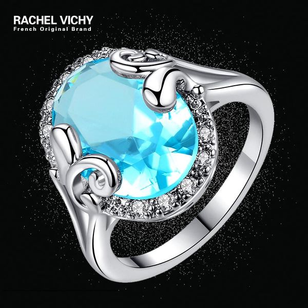wedding rings rachel vichy big ocean blue cz crystal for female prong setting engagement ring jewelry bijoux accessories wl-r531, Slivery;golden
wedding rings rachel vichy big ocean blue cz crystal for female prong setting engagement ring jewelry bijoux accessories wl-r531, Slivery;golden