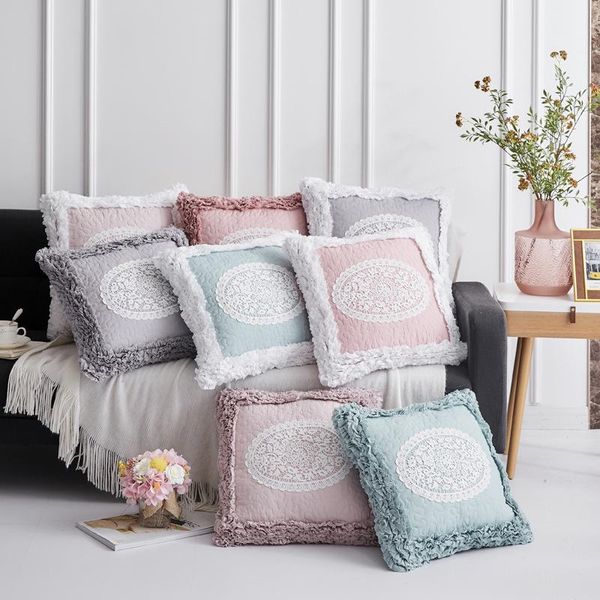cushion/decorative pillow korean style morandi color girly lace fabric square cushion thicken cotton sofa home decoration
cushion/decorative pillow korean style morandi color girly lace fabric square cushion thicken cotton sofa home decoration