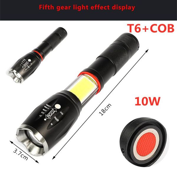 flashlights torches led t6 handheld 800lm cob lantern zoom aluminum alloy outdoor camping hiking torch portable night
flashlights torches led t6 handheld 800lm cob lantern zoom aluminum alloy outdoor camping hiking torch portable night