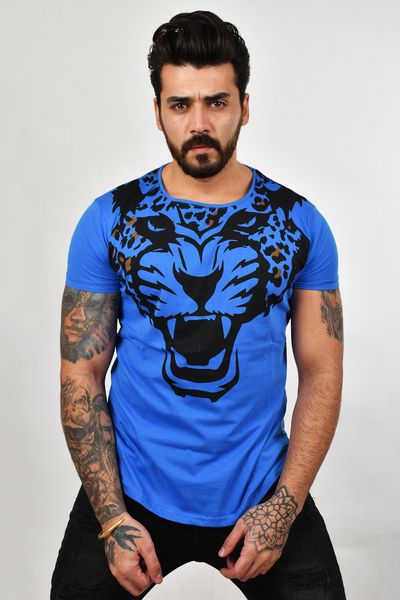 Men 's Short T-shirt Leopard Pattern Slim Fit Cotton Quality Street Wear Spring Summer 2002028 M0fk, White;black
Men 's Short T-shirt Leopard Pattern Slim Fit Cotton Quality Street Wear Spring Summer 2002028 M0fk, White;black