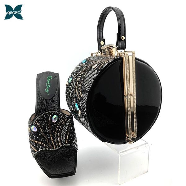 dress shoes 2021 arrival italian design shoe and bag set in women luxury designers nigerian party pumps with purse, Black
dress shoes 2021 arrival italian design shoe and bag set in women luxury designers nigerian party pumps with purse, Black