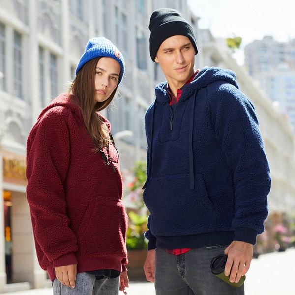 lovers shirt hoodie long-sleeved v-neck stitching thickened zipper pockets basic cardigan pullover sweater coat autumn winter essential clot, Black
lovers shirt hoodie long-sleeved v-neck stitching thickened zipper pockets basic cardigan pullover sweater coat autumn winter essential clot, Black