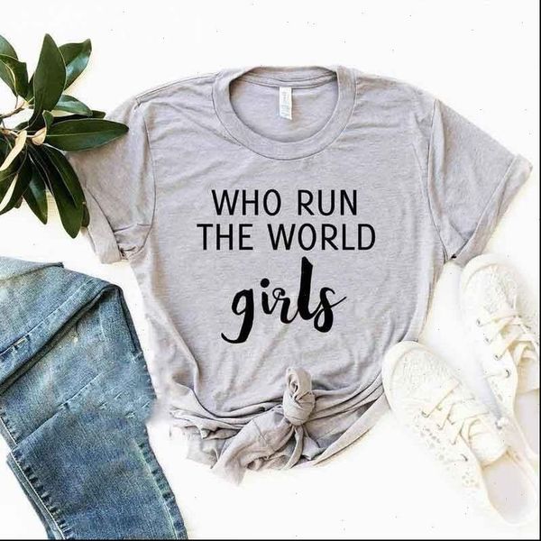 who run the world girls letter print t shirt women short sleeve o neck loose tshirt 2021 summer women tee shirt, White
who run the world girls letter print t shirt women short sleeve o neck loose tshirt 2021 summer women tee shirt, White