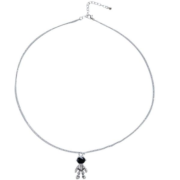 pendant necklaces robot necklace personality metal spaceman funny creative gift for woman, Silver
pendant necklaces robot necklace personality metal spaceman funny creative gift for woman, Silver
