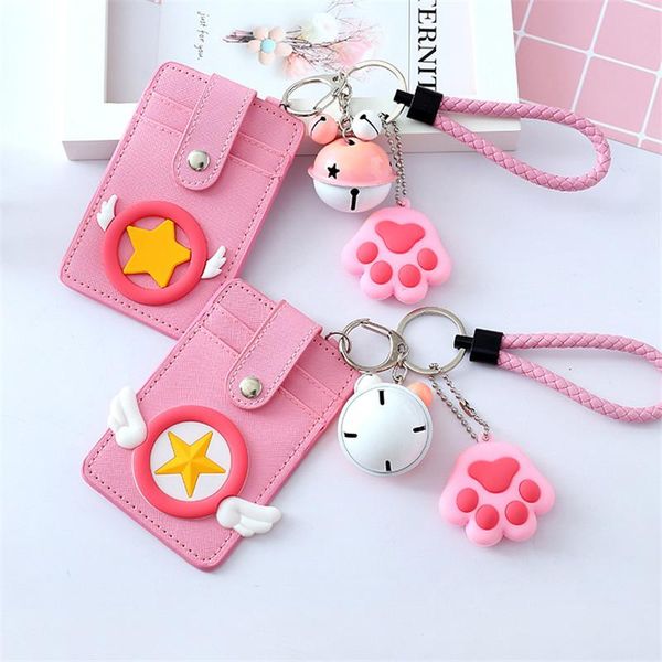 card holders kawaii pink credit coin purse keychain small lady pu leather id holder bags student mini wallet with key ring, Brown;gray
card holders kawaii pink credit coin purse keychain small lady pu leather id holder bags student mini wallet with key ring, Brown;gray