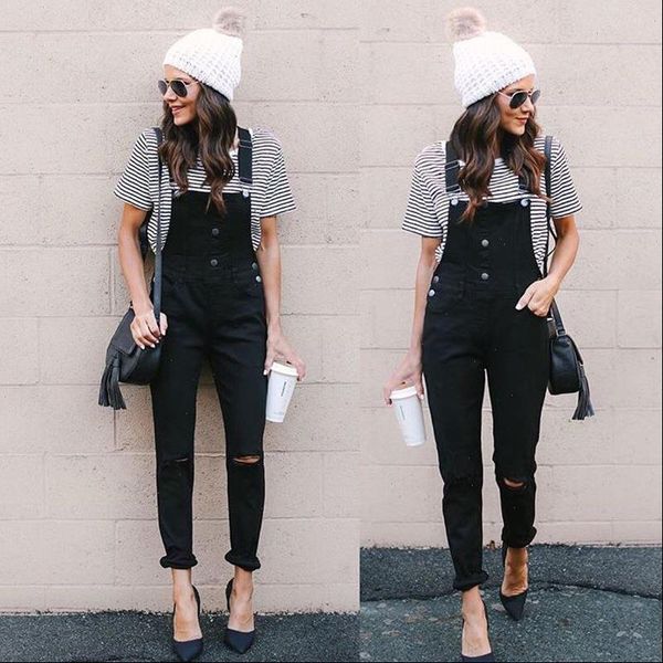 2021 autumn winter women denim overalls black denim jumpsuit ripped holes jeans sleeveless jumpsuits hollow out slim rompers, Black;white
2021 autumn winter women denim overalls black denim jumpsuit ripped holes jeans sleeveless jumpsuits hollow out slim rompers, Black;white