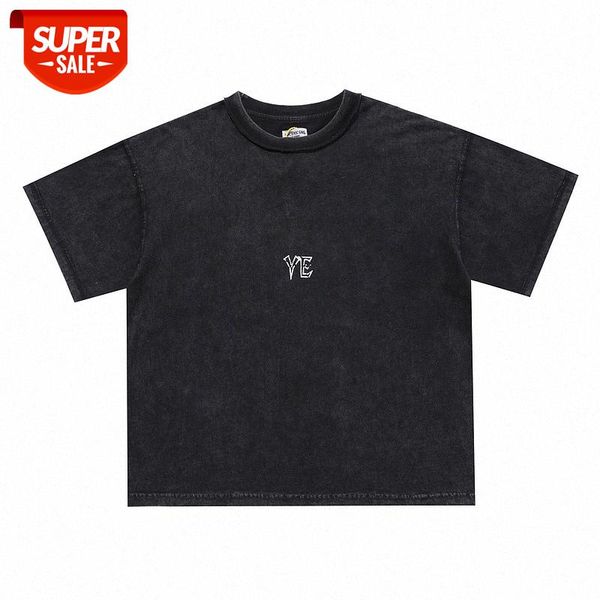 streetwear men gaojie kanye european and american washed distressed retro short-sleeved t-shirt #xc09, White;black
streetwear men gaojie kanye european and american washed distressed retro short-sleeved t-shirt #xc09, White;black