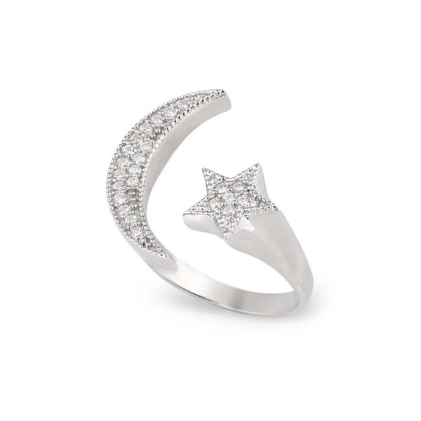 cluster rings moon star stone silver woman ring nice gift for special days with, Golden;silver
cluster rings moon star stone silver woman ring nice gift for special days with, Golden;silver
