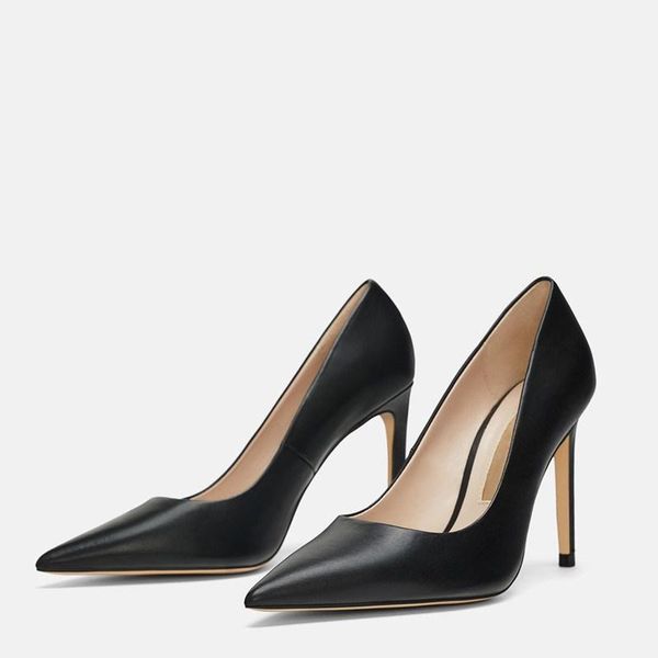 fine heeled shoes slip on work dress professional 2021 lace-up pump pointed wedge shallow mouth stiletto beige leather slip, Black
fine heeled shoes slip on work dress professional 2021 lace-up pump pointed wedge shallow mouth stiletto beige leather slip, Black