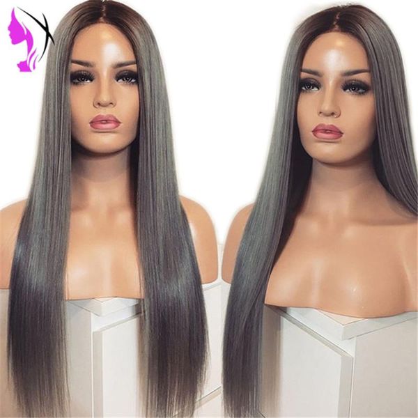 synthetic wigs pelucas sintéticas ombre dark gray lace front wig long straight for wome high temperature grey, Black
synthetic wigs pelucas sintéticas ombre dark gray lace front wig long straight for wome high temperature grey, Black