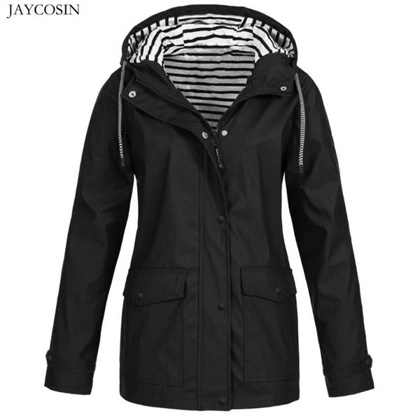 women's jackets jaycosin autumn winter casual women coats solid rain outdoor plus waterproof hooded raincoat windproof jacket slim, Black;brown
women's jackets jaycosin autumn winter casual women coats solid rain outdoor plus waterproof hooded raincoat windproof jacket slim, Black;brown