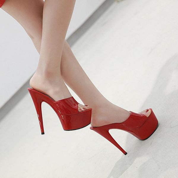 slippers 6 color woman wedding shoes sandals 2021 nightclub high-heeled 15cm heels waterproof sandal summer pumps, Black
slippers 6 color woman wedding shoes sandals 2021 nightclub high-heeled 15cm heels waterproof sandal summer pumps, Black