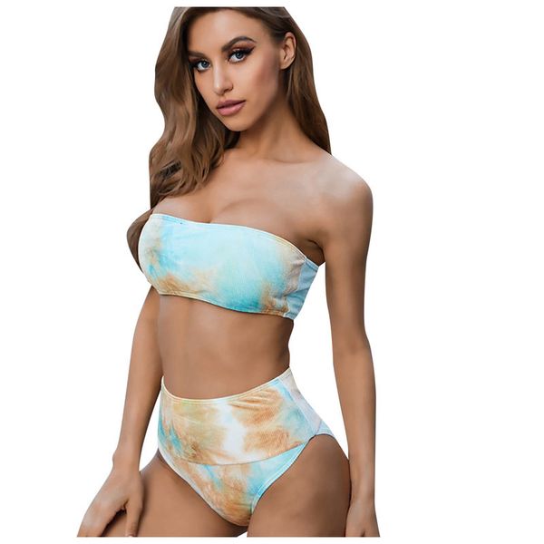 2021 ikini bathing suit women print high tail set strappy bikini bandeau batsuit women's beach wear biquini, White;black
2021 ikini bathing suit women print high tail set strappy bikini bandeau batsuit women's beach wear biquini, White;black