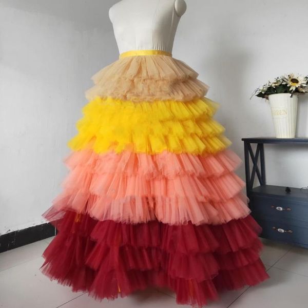rainbow colorful tulle long wedding skirt custom made floor length multi colors maxi skirts for women candy girl party gowns, Black
rainbow colorful tulle long wedding skirt custom made floor length multi colors maxi skirts for women candy girl party gowns, Black