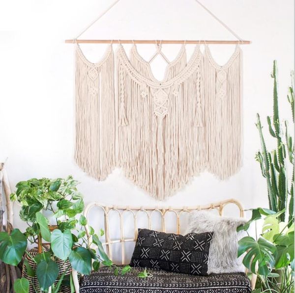 macrame woven wall hanging handmade cotton bohemian room tapestry art beautiful apartment porch home wedding decoration 80x100cm
macrame woven wall hanging handmade cotton bohemian room tapestry art beautiful apartment porch home wedding decoration 80x100cm