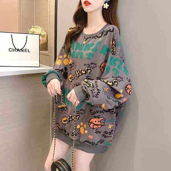 new women plus size loose pullover sweater korean version of the sweatshirt woman students casual all-match plus size jacket, Black;brown
new women plus size loose pullover sweater korean version of the sweatshirt woman students casual all-match plus size jacket, Black;brown