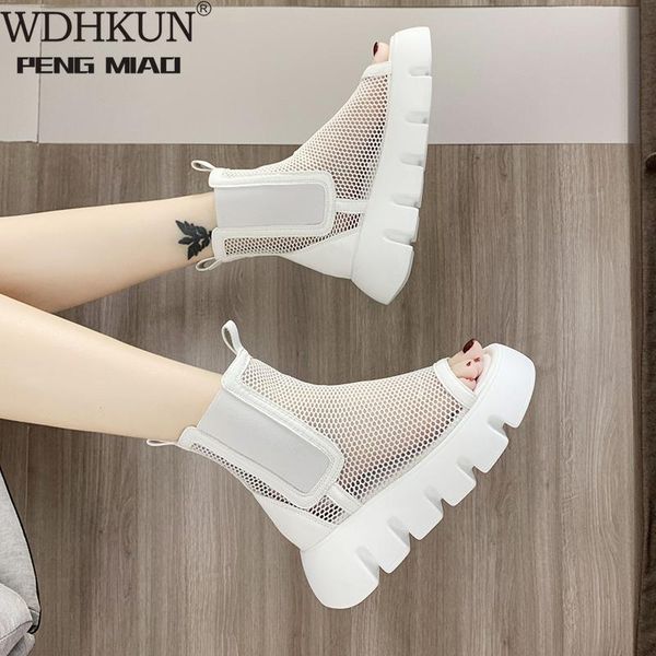 sandals summer women's boots mesh breathable platform women ankle punk shoes wdhkun zapatos de mujer, Black
sandals summer women's boots mesh breathable platform women ankle punk shoes wdhkun zapatos de mujer, Black