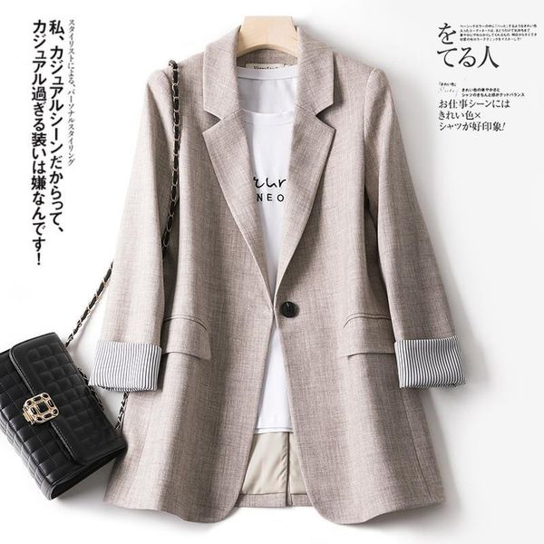 women's suits & blazers 2021 spring autumn women jacket elegant coat long sleeve office ladies outerwear casual female business m354, White;black
women's suits & blazers 2021 spring autumn women jacket elegant coat long sleeve office ladies outerwear casual female business m354, White;black