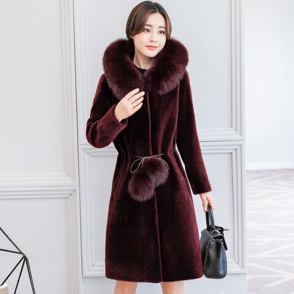 2021 new collar faux fox coat female thick wool winter jacket women hooded coats warm fur jackets casaco feminino wxf547 g3nf, Black
2021 new collar faux fox coat female thick wool winter jacket women hooded coats warm fur jackets casaco feminino wxf547 g3nf, Black