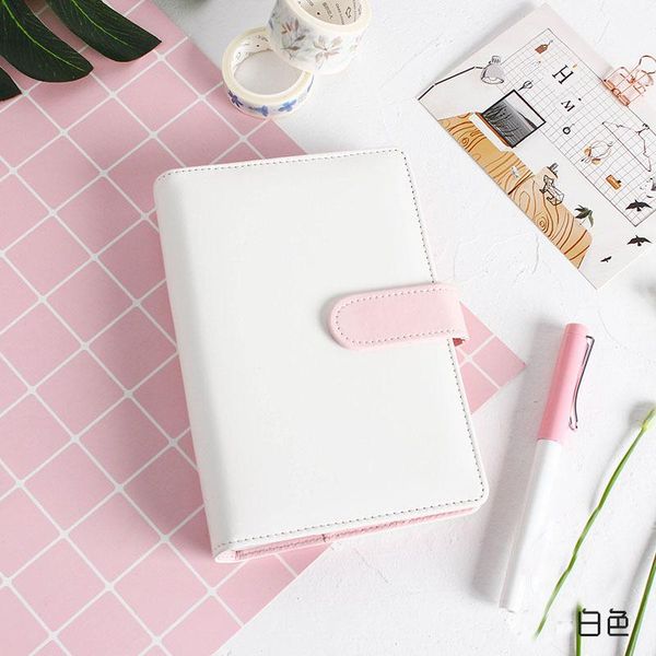 a5/a6 loose-leaf notebook macarons multifunction handbook with color inner pages optional notebook universal manual business, Purple;pink
a5/a6 loose-leaf notebook macarons multifunction handbook with color inner pages optional notebook universal manual business, Purple;pink