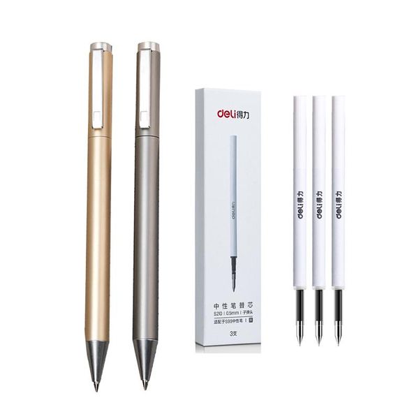 gel pens deli metal sign pen 9.5mm signing premec smooth refill mikuni japan ink black for office meeting stationery
gel pens deli metal sign pen 9.5mm signing premec smooth refill mikuni japan ink black for office meeting stationery