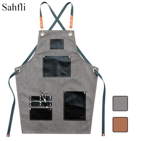 aprons double mixed color simple work clothes canvas apron shoulder straps back lace design multi-pocket waterproof material
aprons double mixed color simple work clothes canvas apron shoulder straps back lace design multi-pocket waterproof material