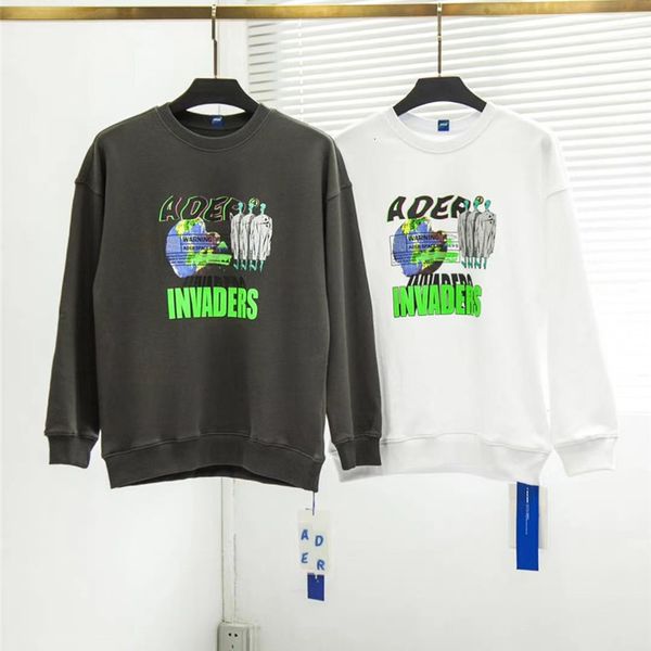 2021 new oversized ader error sweatshirts crewneck men women pullover adererror hoodie streetwear nm4z, Black 
2021 new oversized ader error sweatshirts crewneck men women pullover adererror hoodie streetwear nm4z, Black