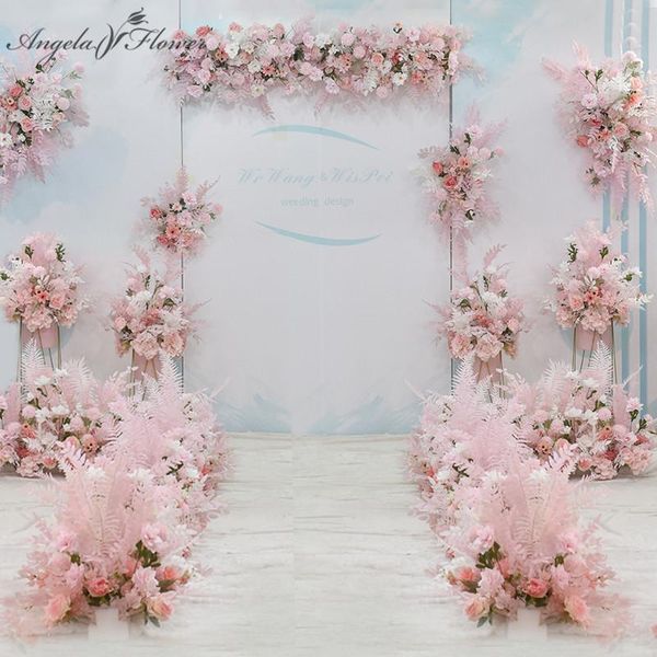 decorative flowers & wreaths pink wedding set artificial flower row outdoor scene decor road lead corner hanging wall party event show
decorative flowers & wreaths pink wedding set artificial flower row outdoor scene decor road lead corner hanging wall party event show
