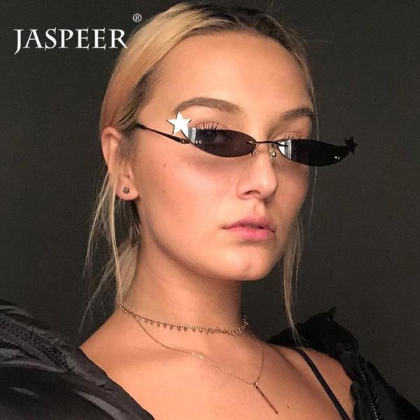 glasses mini decoration sun sunglasses ladies women uv400 luxury rimless jaspeer gradient colorful shades punk star men kmwts, White;black
glasses mini decoration sun sunglasses ladies women uv400 luxury rimless jaspeer gradient colorful shades punk star men kmwts, White;black